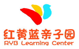 红黄蓝亲子园教育培训机构标志logo设计,品牌设计vi策划