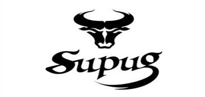 森傅格SUPUG时钟标志logo设计,品牌设计vi策划