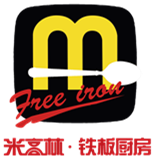 米高林铁板厨房餐饮培训标志logo设计,品牌设计vi策划