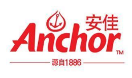 Anchor安佳牛奶标志logo设计,品牌设计vi策划