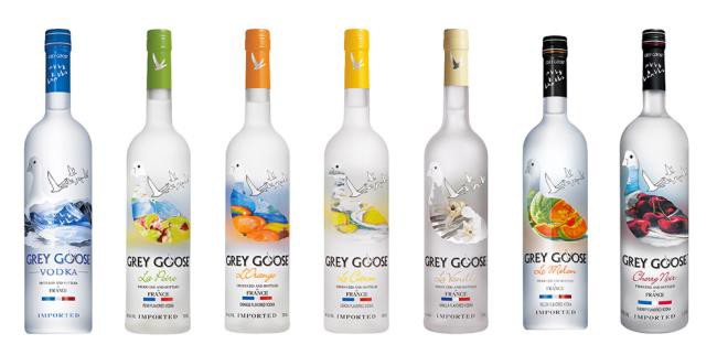 法國灰雁 Grey Goose LOGO設(shè)計(jì)含義和包裝