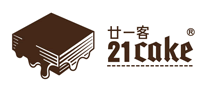 21Cake蛋糕店标志logo设计