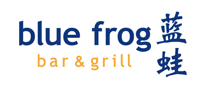 蓝蛙bluefrog西餐标志logo设计