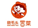 晓毛头冒菜快餐标志logo设计