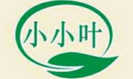 小小叶锡纸花甲米线快餐标志logo设计