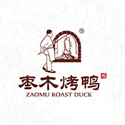 枣木烤鸭烤鸭标志logo设计