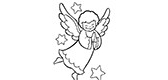 天使护卫angelguard婴儿推车标志logo设计