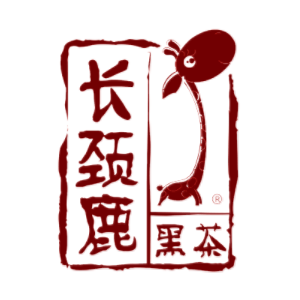 长颈鹿黑茶黑茶标志logo设计