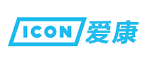 ICON爱康标志logo设计_健身器材品牌vi设计