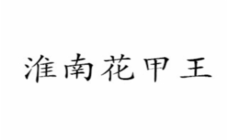 淮南花甲王花甲标志logo设计