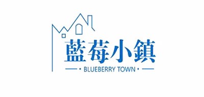 蓝莓小镇地板砖标志logo设计,品牌设计vi策划