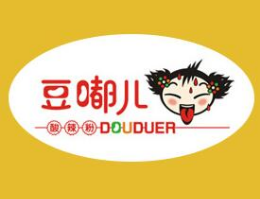 豆嘟儿酸辣粉面食标志logo设计