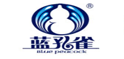 蓝孔雀乐器标志logo设计