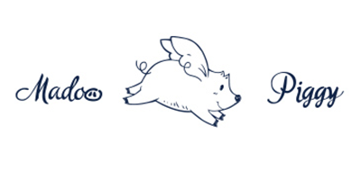 小猪麦都MADOPIGGY西装标志logo设计