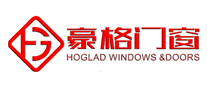 豪格门窗推拉门标志logo设计,品牌设计vi策划