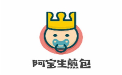 阿宝生煎包生煎标志logo设计