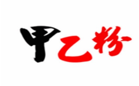甲乙粉花甲粉花甲标志logo设计