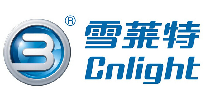 雪萊特CNLIGHT臺燈標志logo設計,品牌設計vi策劃