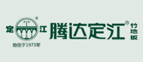 腾达定江标志logo设计_地面材料品牌vi设计