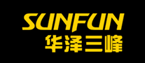华泽三峰SUNFUN推拉门标志logo设计,品牌设计vi策划