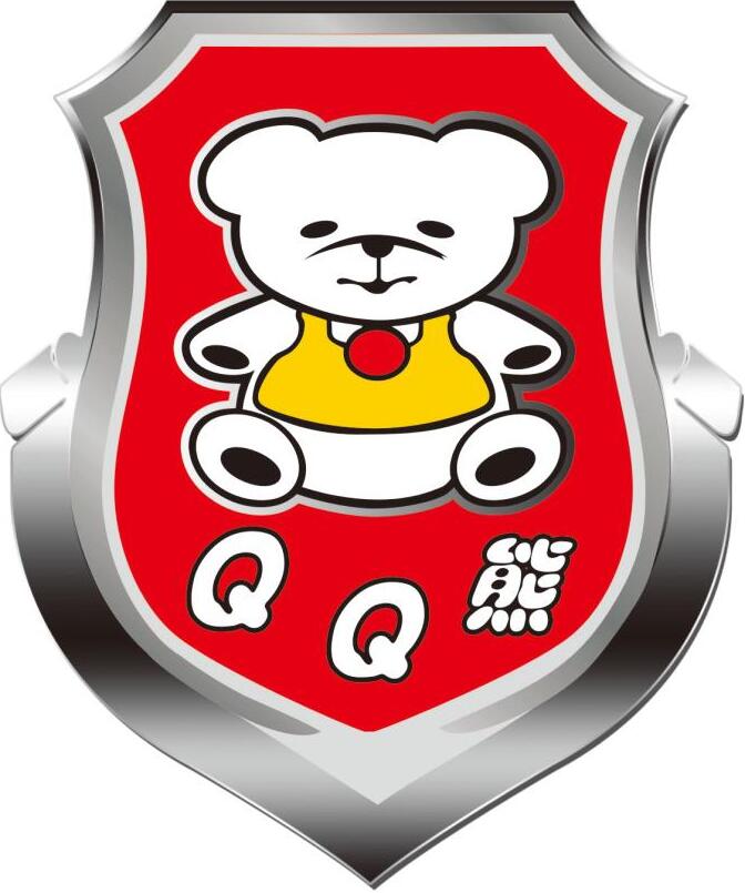 QQ熊扭扭车标志logo设计