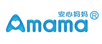 安心妈妈Amama母婴用品标志logo设计