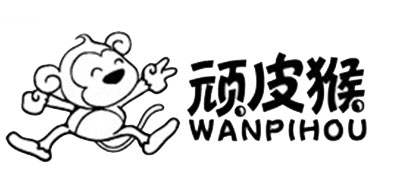 顽皮猴吸奶器标志logo设计