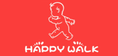 happywalk口水巾标志logo设计