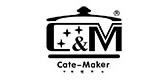 卡特马克cmcatemaker炒锅标志logo设计