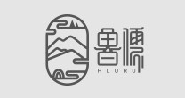 鲁儒HLURU唢呐标志logo设计