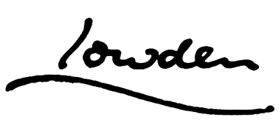 捞登Lowden民谣吉他标志logo设计