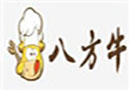 八方牛快餐标志logo设计