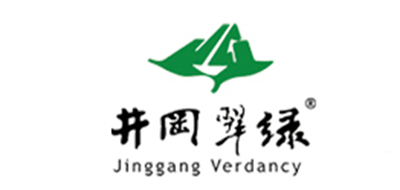 井冈翠绿红茶标志logo设计