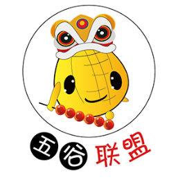 五谷联盟煎饼餐饮行业标志logo设计