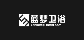 LanMeng蓝梦淋浴房标志logo设计,品牌设计vi策划