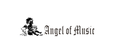 妙音天使ANGEL OF MUSIC民谣吉他标志logo设计