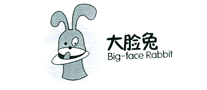 大脸兔婴儿服装标志logo设计